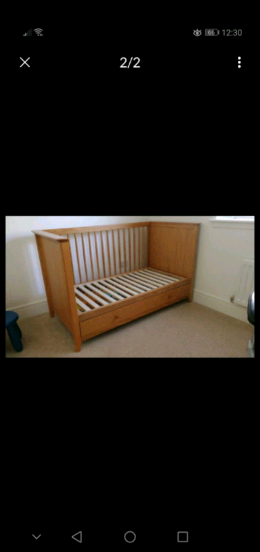 mothercare knightsbridge cot bed